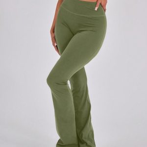 MUSERA High Waisted Sculpt Flare Sports Leggings Only