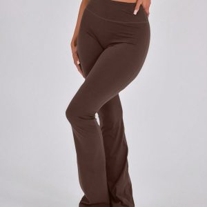 MUSERA High Waisted Sculpt Flare Sports Leggings Only
