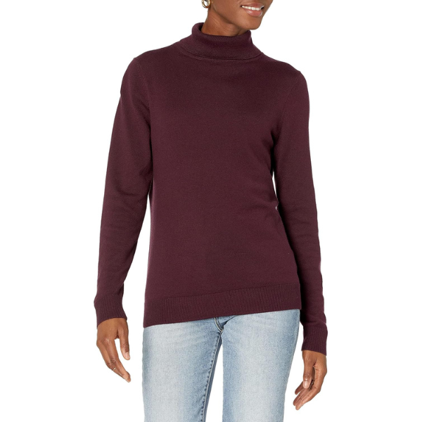 Classic Fit Lightweight Knit Long Sleeve Sweater For Women - Image 7