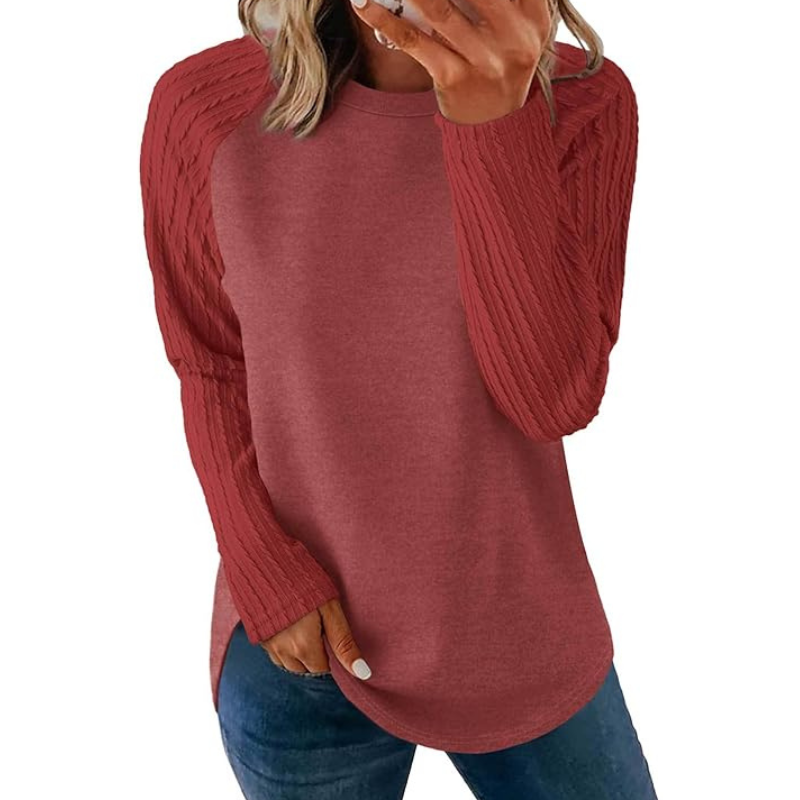 Cozy Long Sleeve Sweater For Women - Image 20