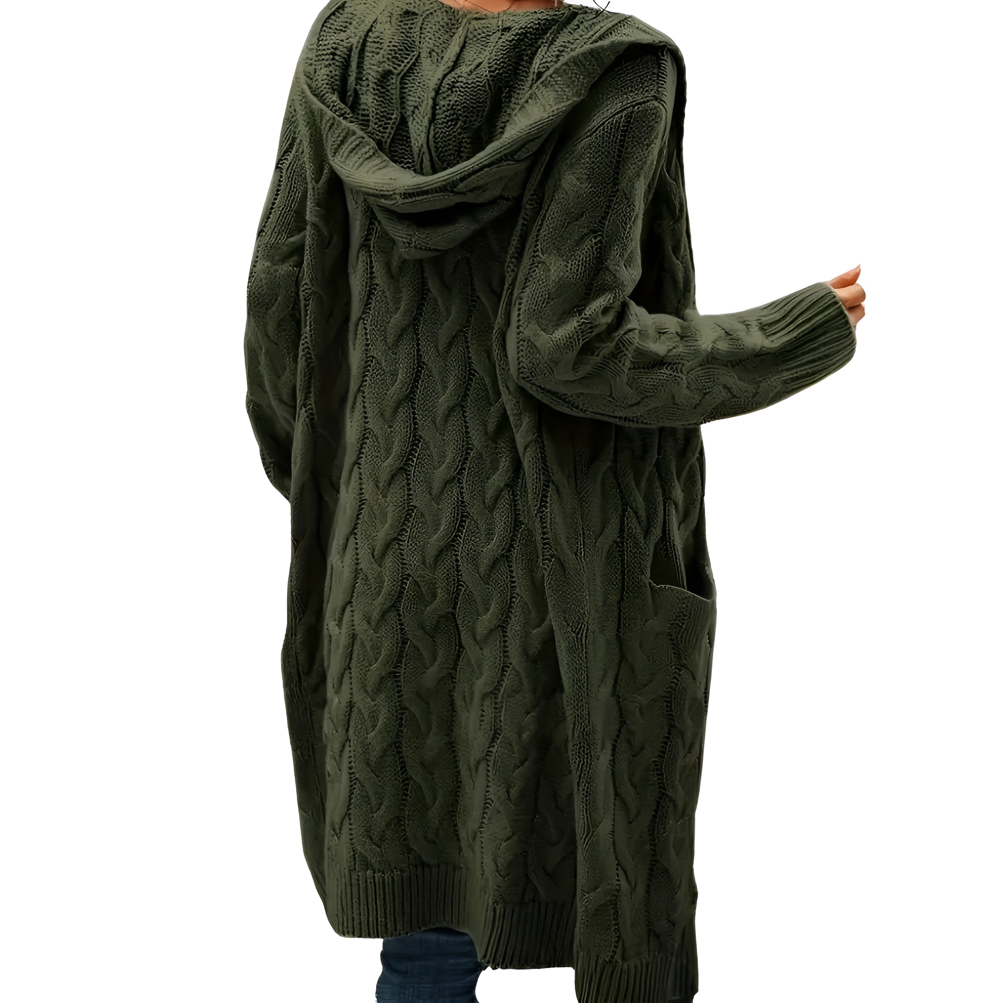 Casual Long Cardigan Knitwear For Women - Image 18
