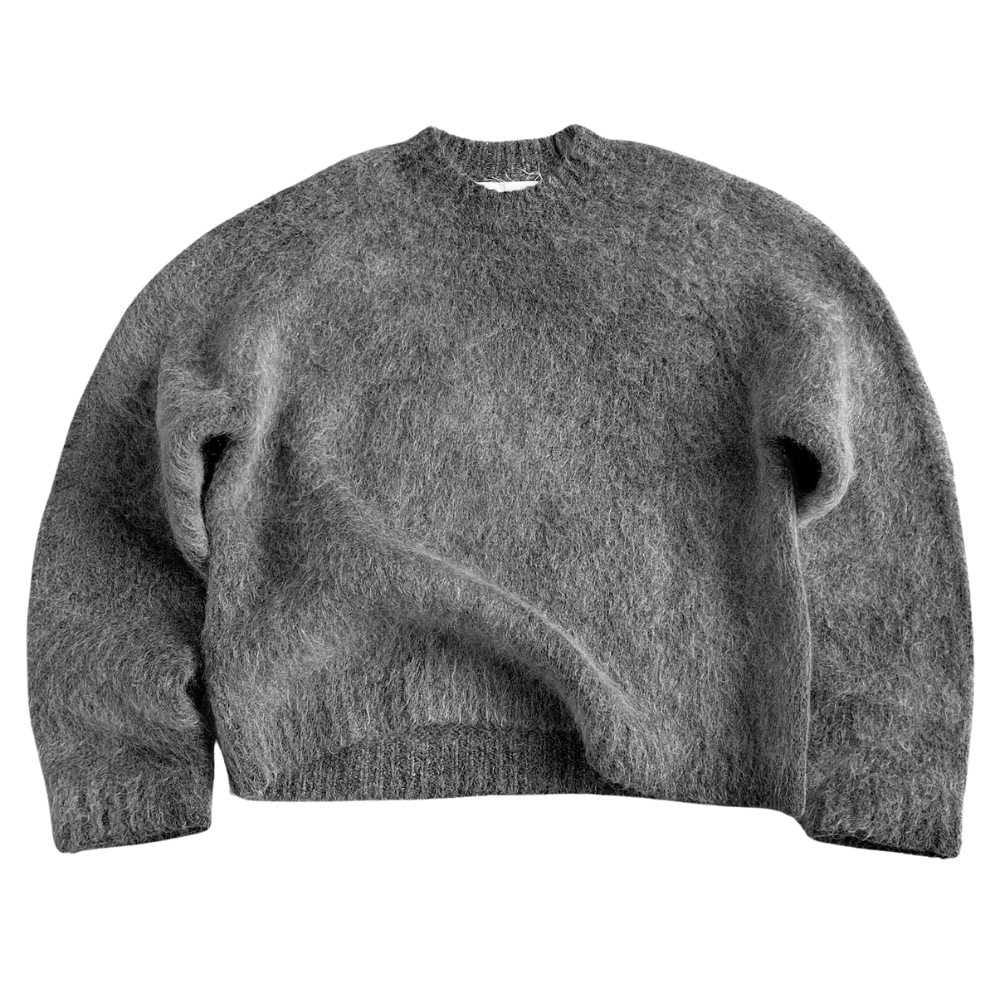 Soft Mohair Knit Sweater With Reversible Textures - Image 16