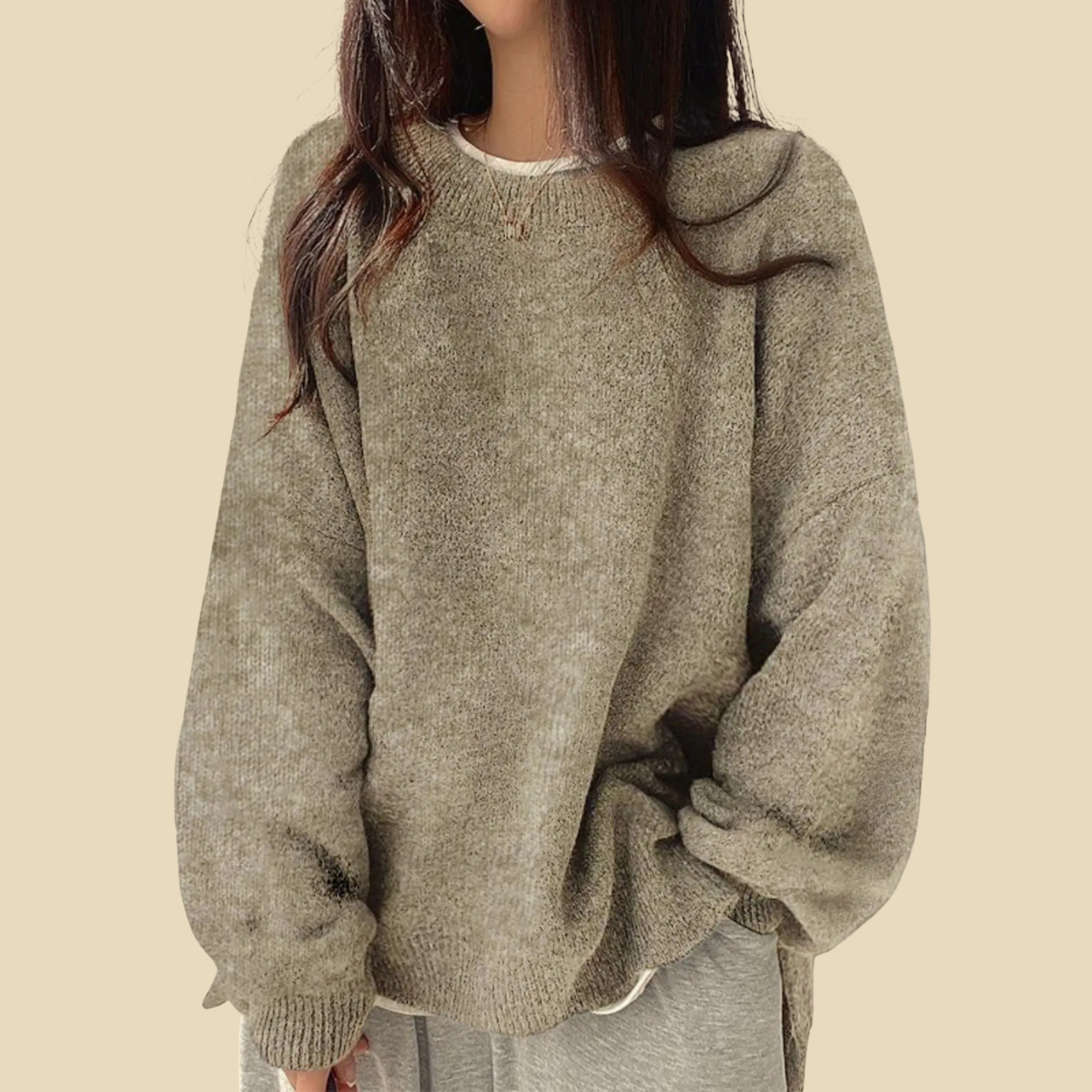 Casual Long Sleeve Pullover Sweaters For Women - Image 4