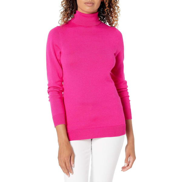Classic Fit Lightweight Knit Long Sleeve Sweater For Women - Image 16