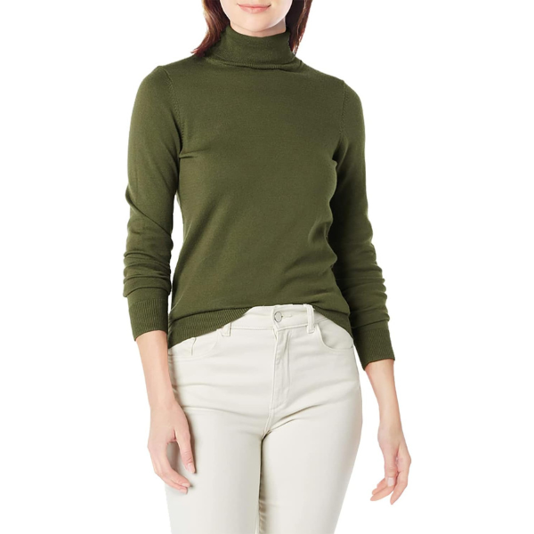 Classic Fit Lightweight Knit Long Sleeve Sweater For Women - Image 22