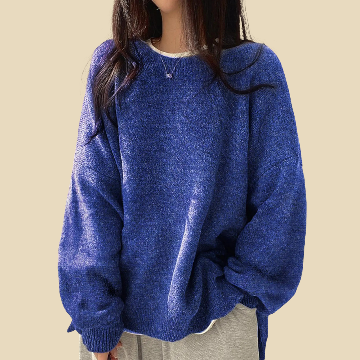 Casual Long Sleeve Pullover Sweaters For Women - Image 5