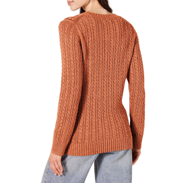 Classic Fisherman Cable Knit Sweater - Image 29