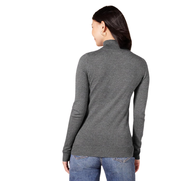 Classic Fit Lightweight Knit Long Sleeve Sweater For Women - Image 30