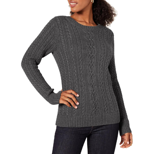Classic Fisherman Cable Knit Sweater - Image 39