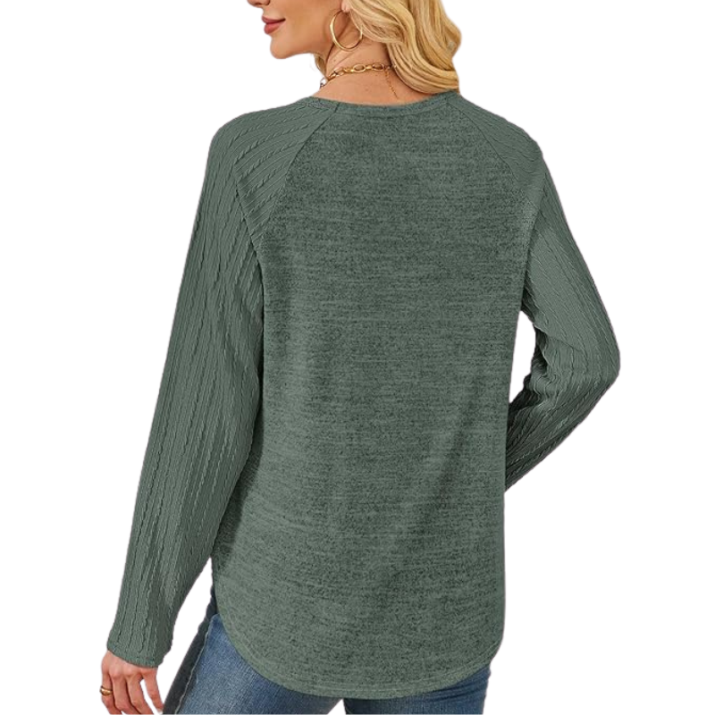 Cozy Long Sleeve Sweater For Women - Image 5