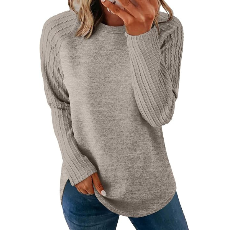 Cozy Long Sleeve Sweater For Women - Image 8