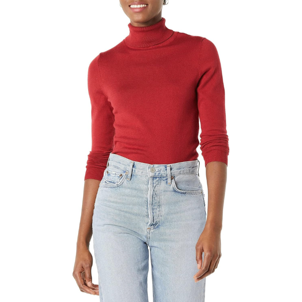 Classic Fit Lightweight Knit Long Sleeve Sweater For Women - Image 25