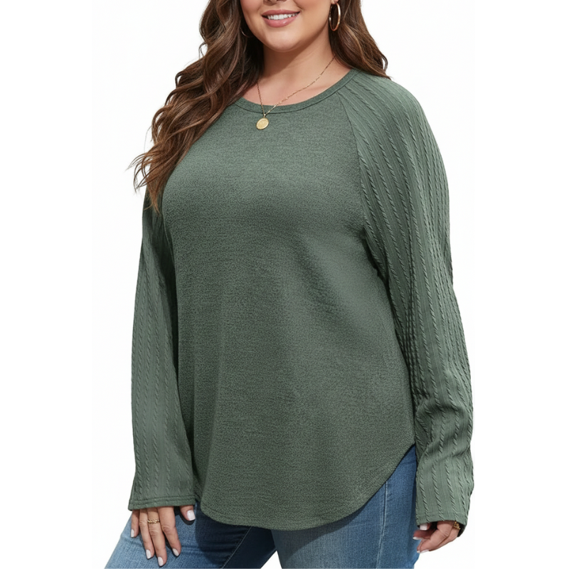 Cozy Long Sleeve Sweater For Women - Image 4