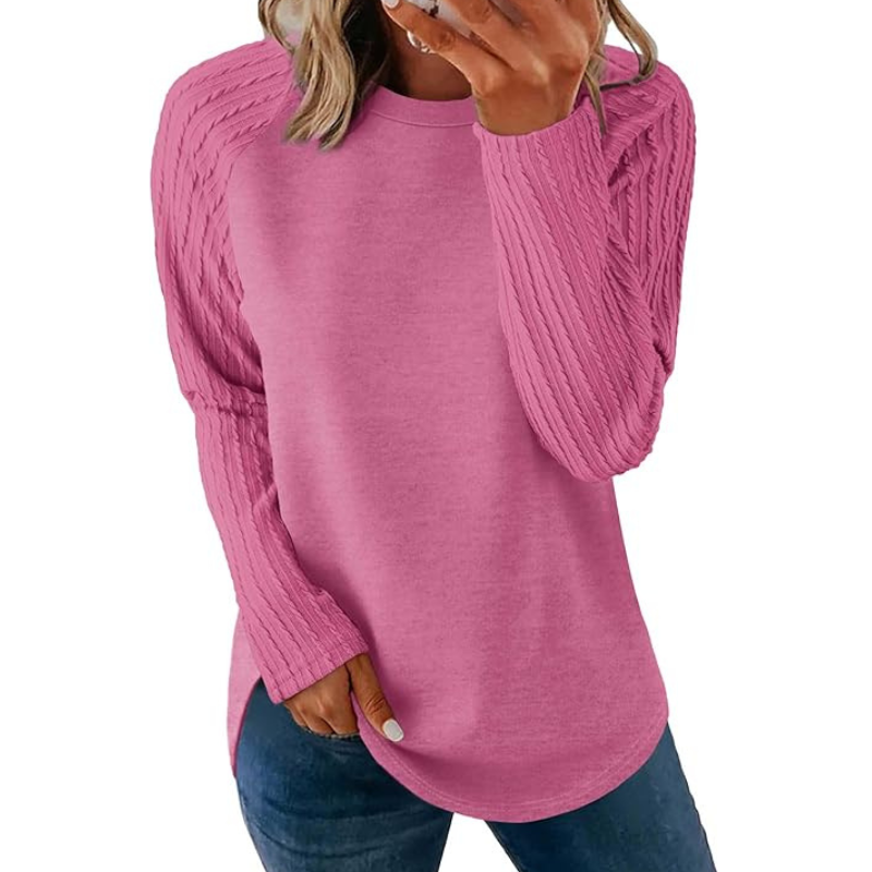 Cozy Long Sleeve Sweater For Women - Image 14