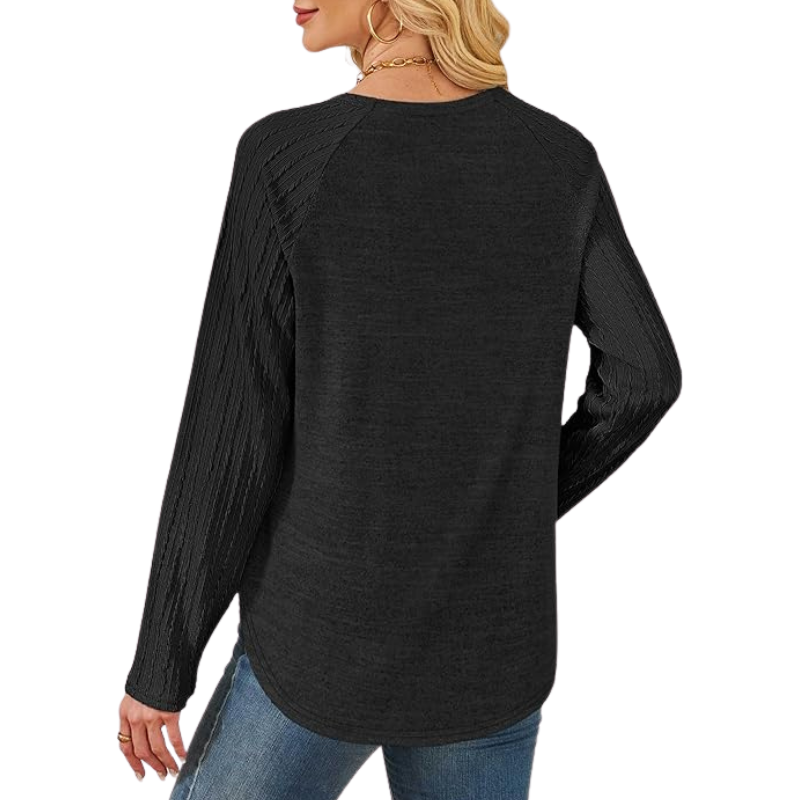Cozy Long Sleeve Sweater For Women - Image 11