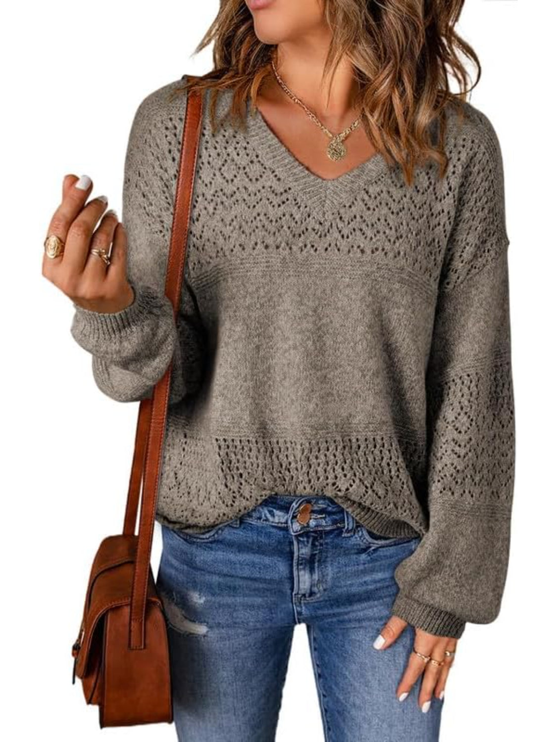 Classic Knit Pullover Sweater - Image 4
