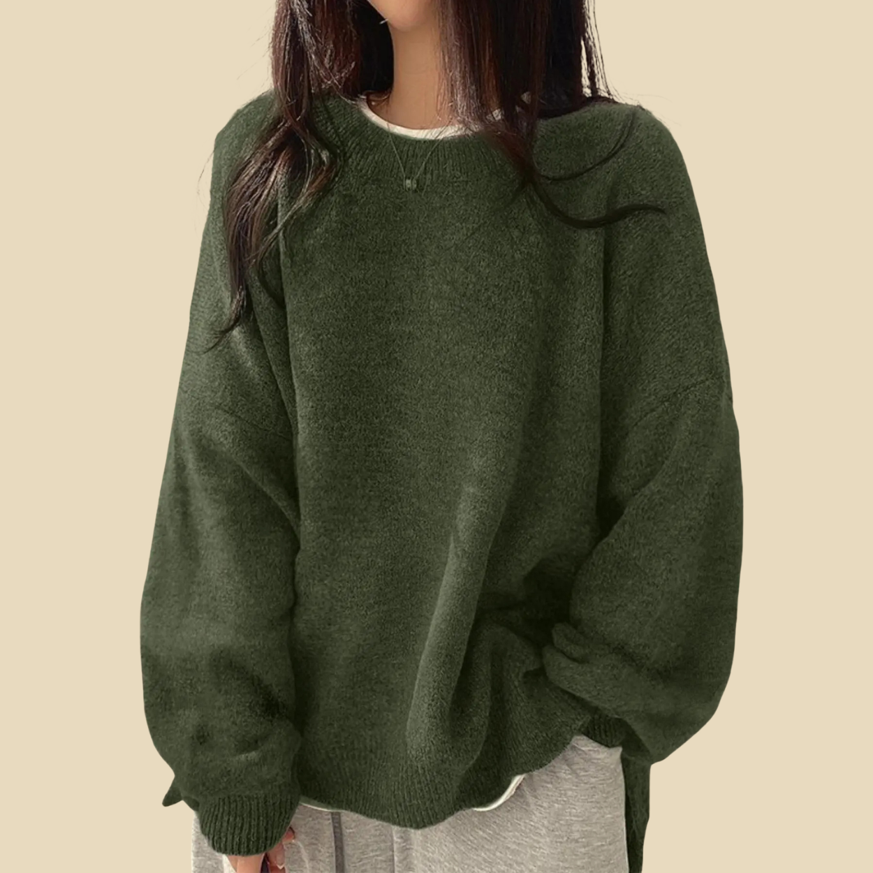 Casual Long Sleeve Pullover Sweaters For Women - Image 8