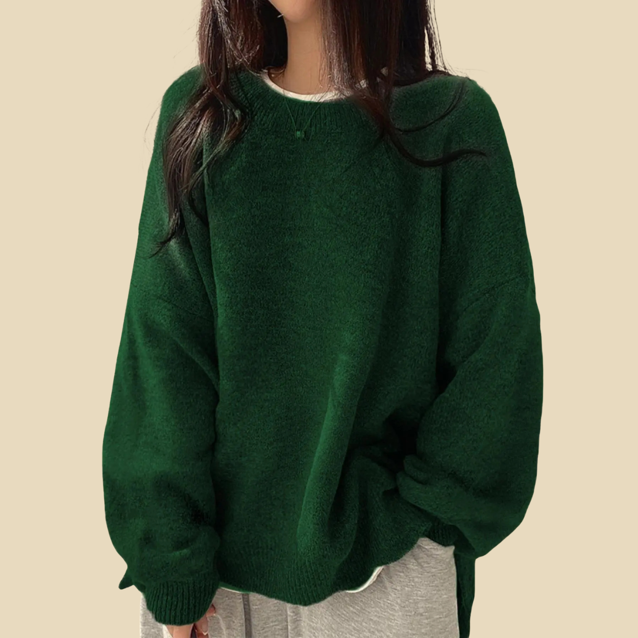 Casual Long Sleeve Pullover Sweaters For Women - Image 2