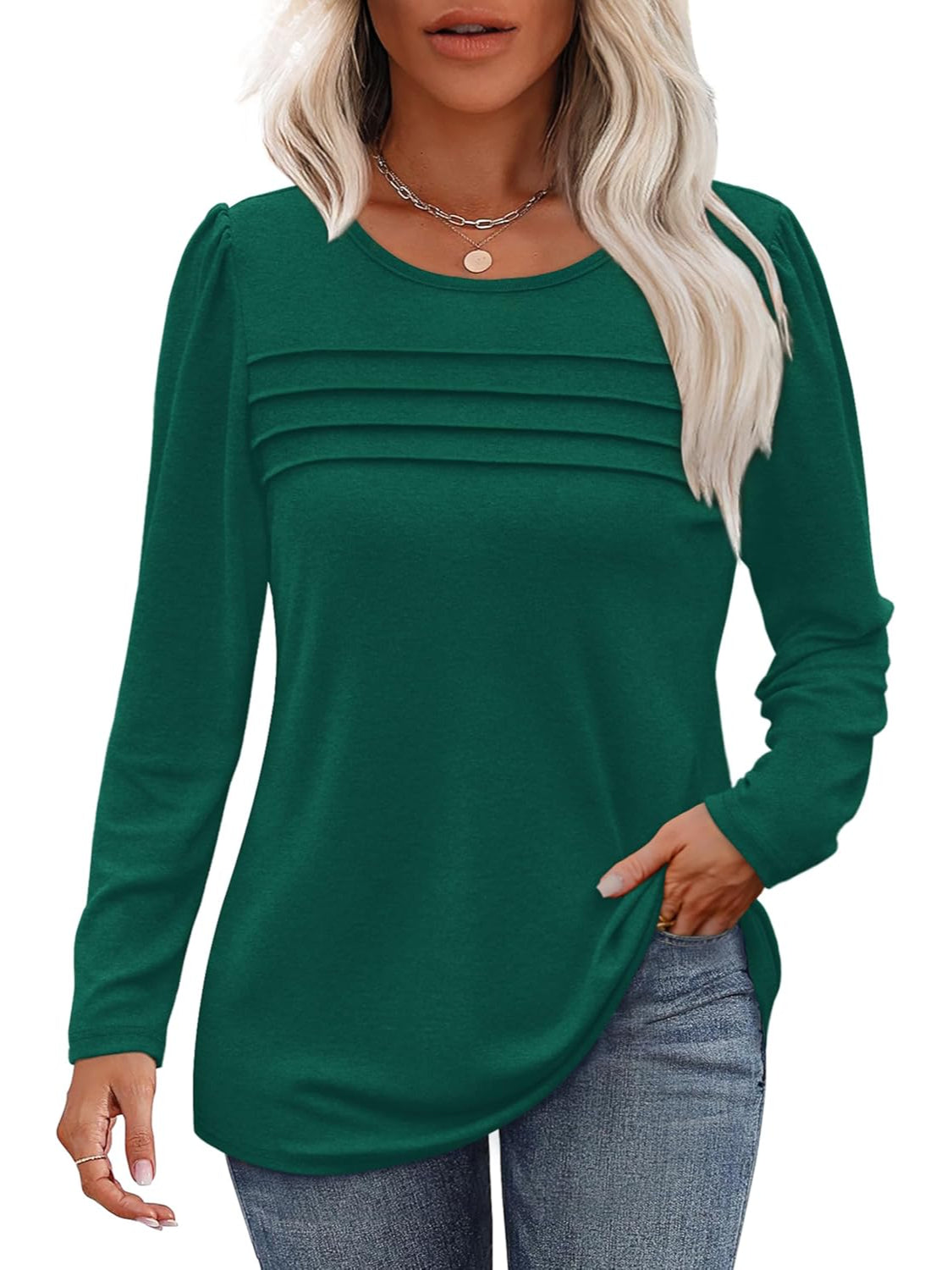 Long Sleeve Pullover Top - Image 8