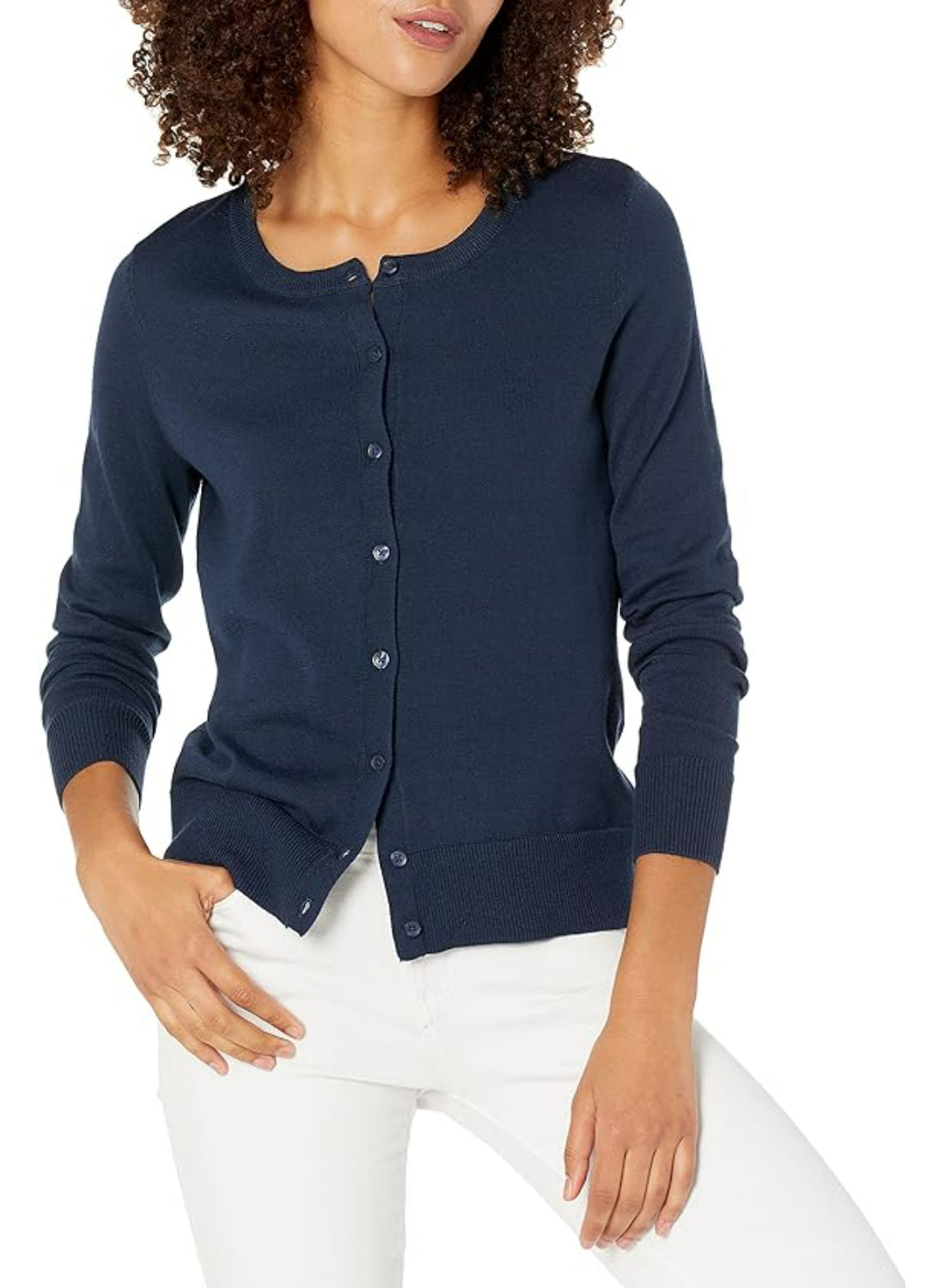 Lightweight Buttoned Front Cardigan - Image 2