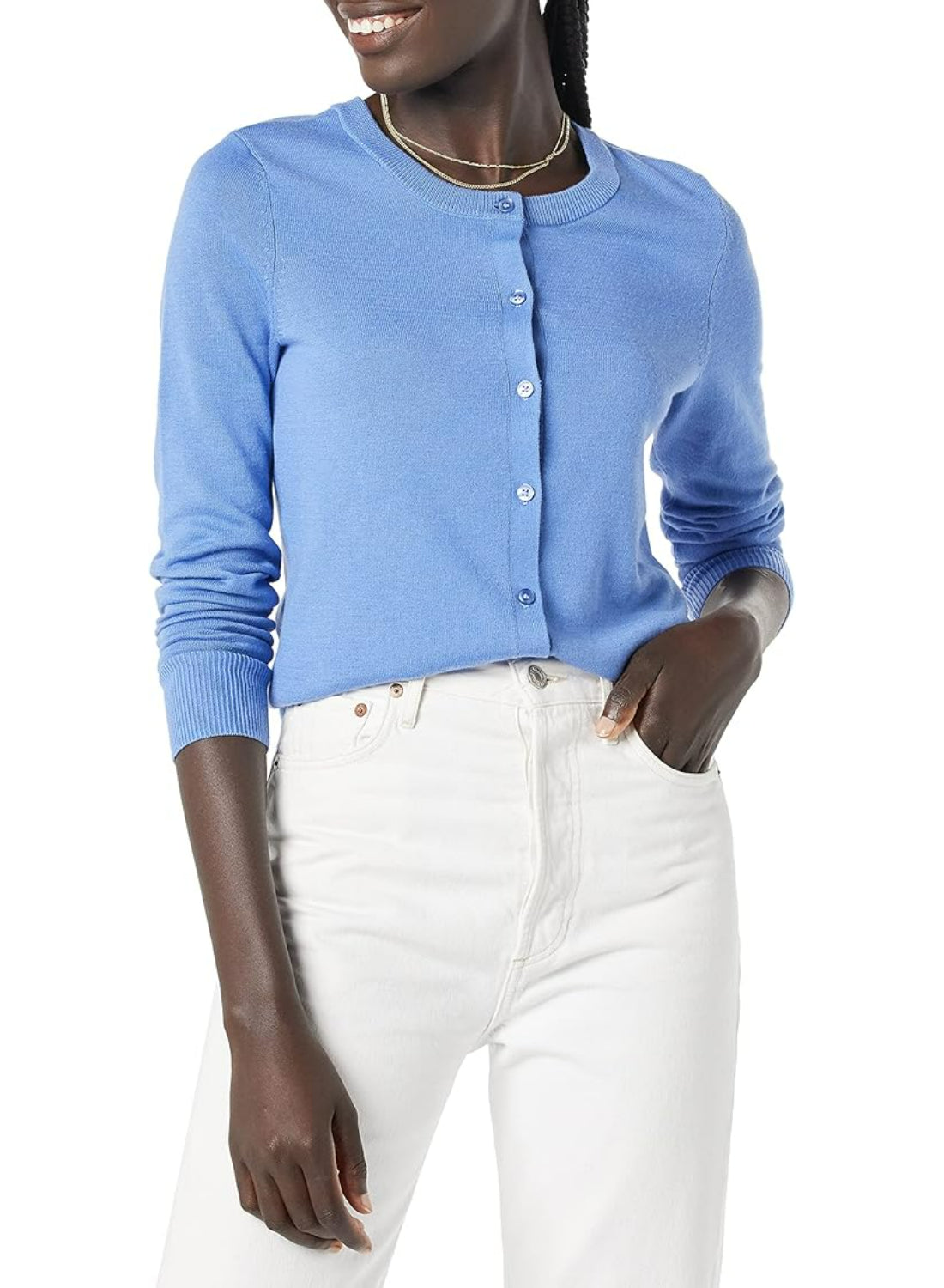 Lightweight Buttoned Front Cardigan - Image 4