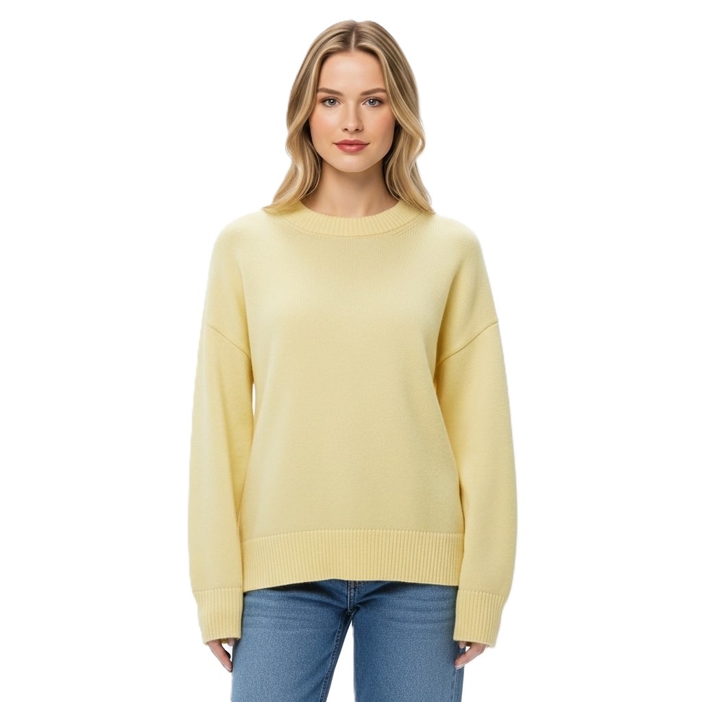 Oversized Long Sleeve Pullover For Women - Image 2