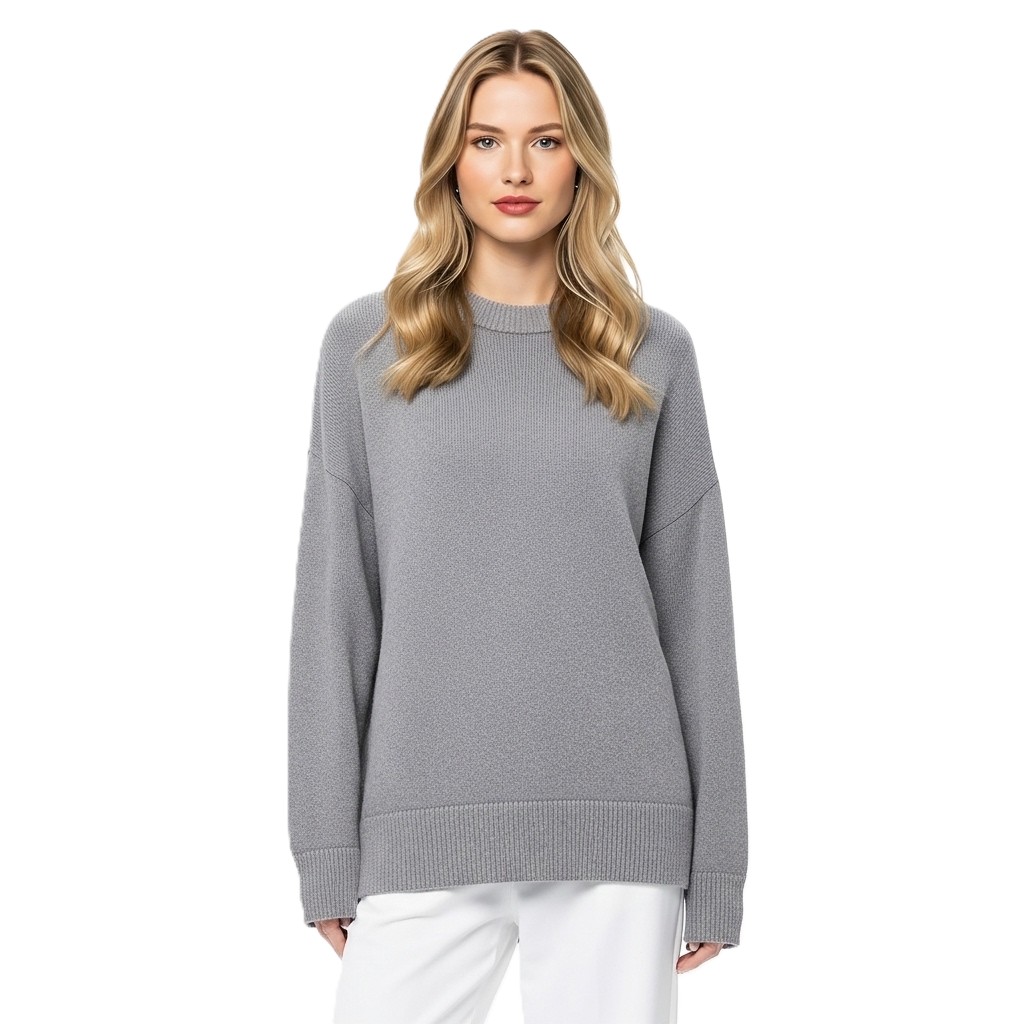 Oversized Long Sleeve Pullover For Women - Image 10