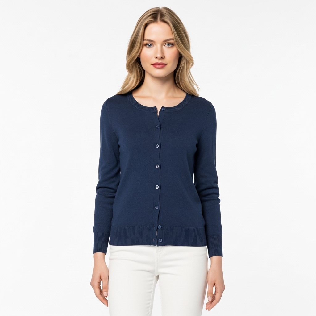 Lightweight Plus Size Cardigan With Button For Women - Image 10