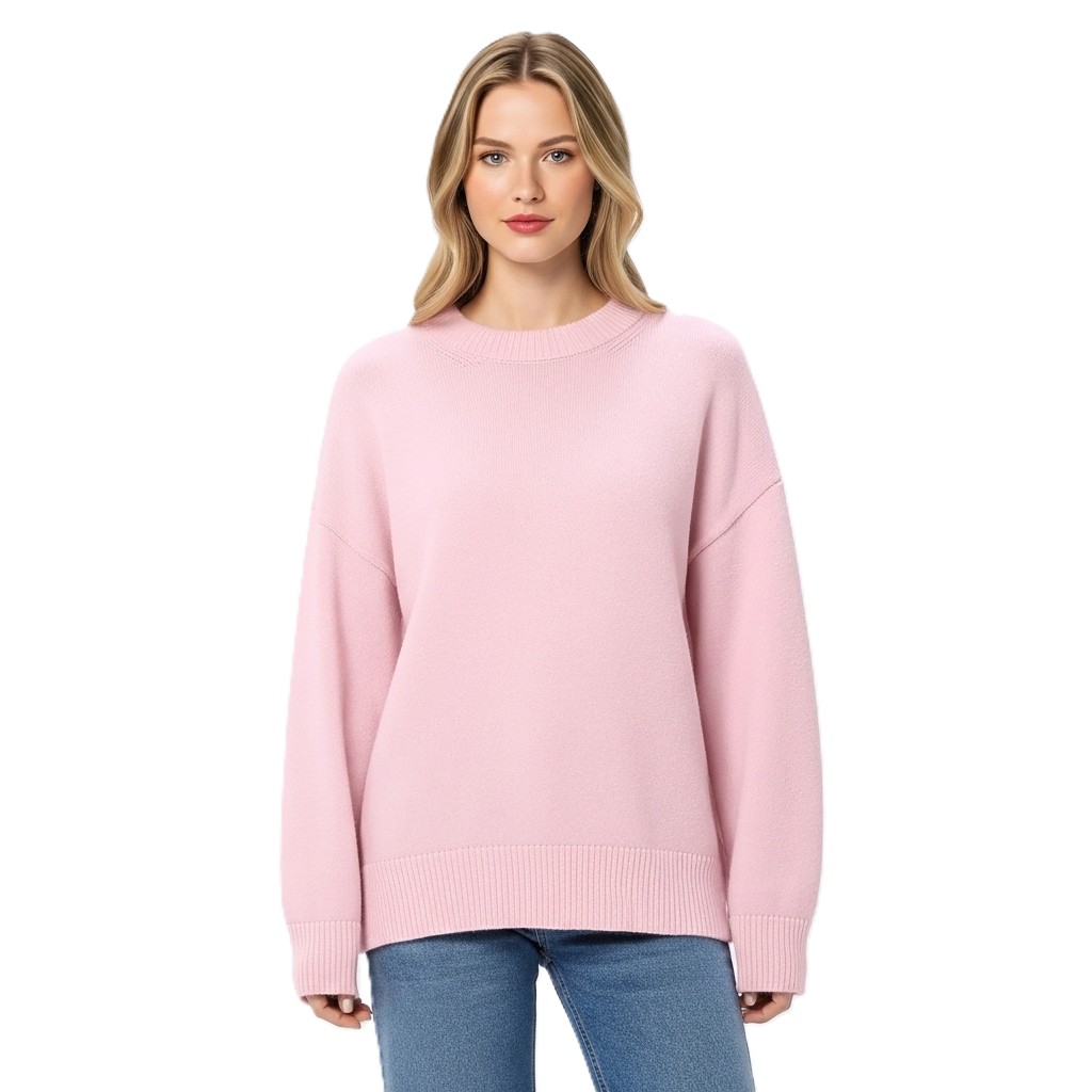 Oversized Long Sleeve Pullover For Women - Image 5