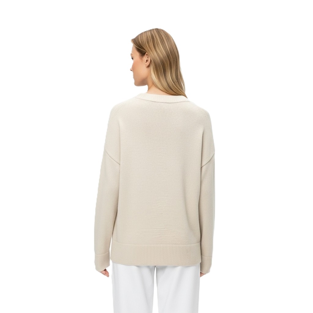 Oversized Long Sleeve Pullover For Women - Image 18