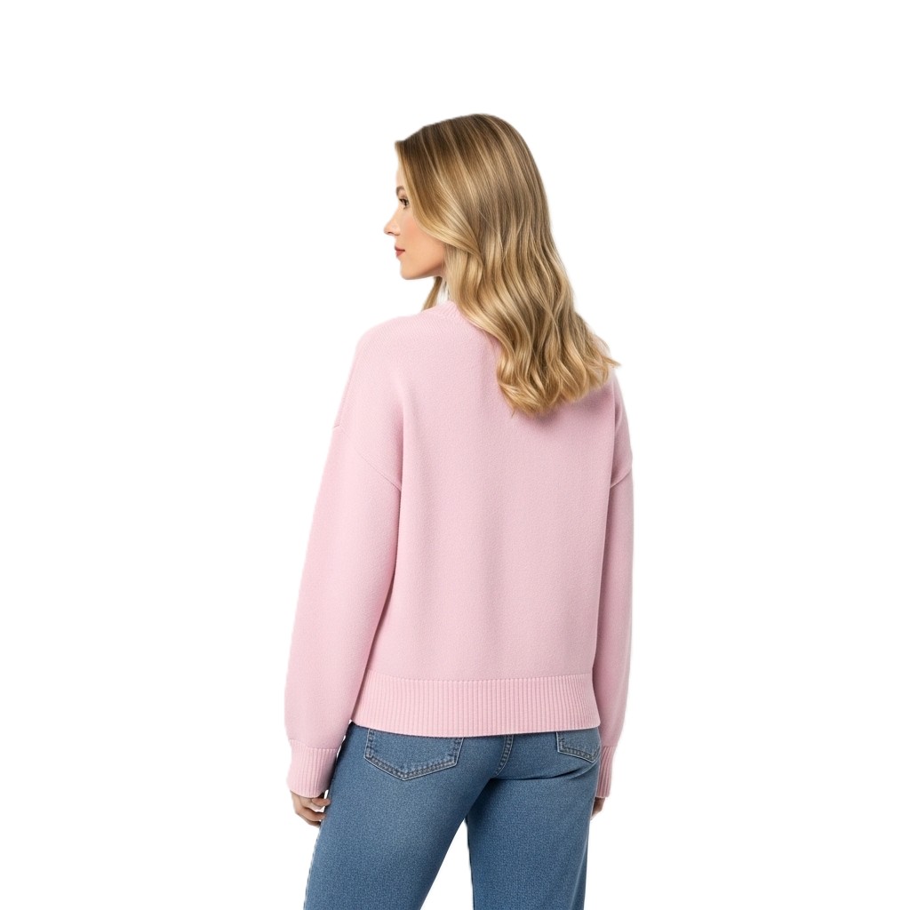 Oversized Long Sleeve Pullover For Women - Image 11