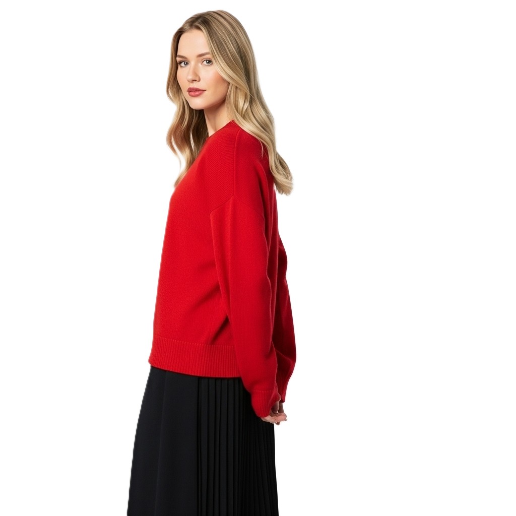 Oversized Long Sleeve Pullover For Women - Image 12