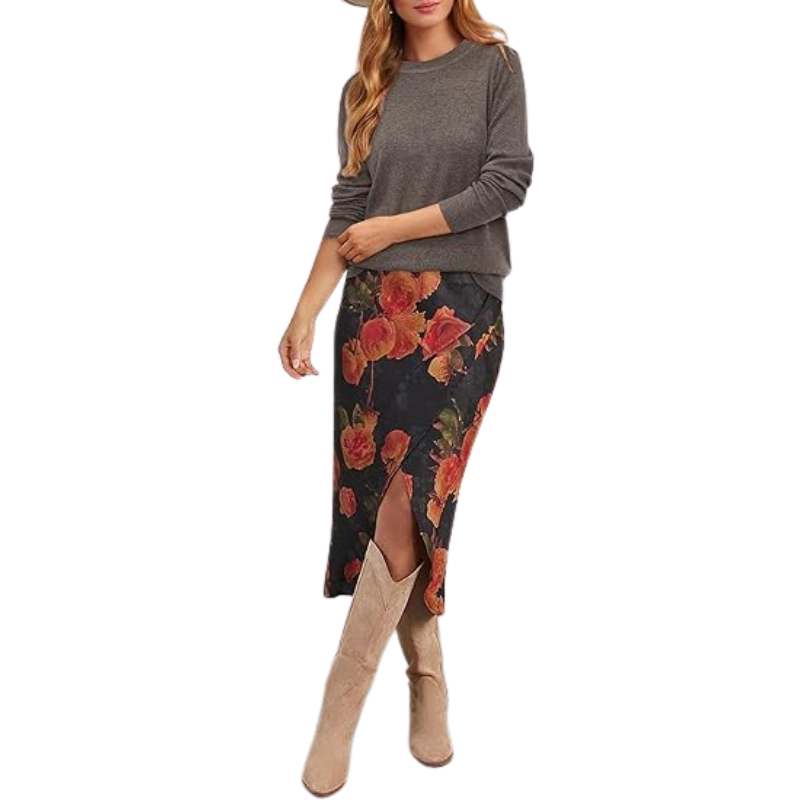 Blend Crew Long Sleeve Sweater Top - Image 2