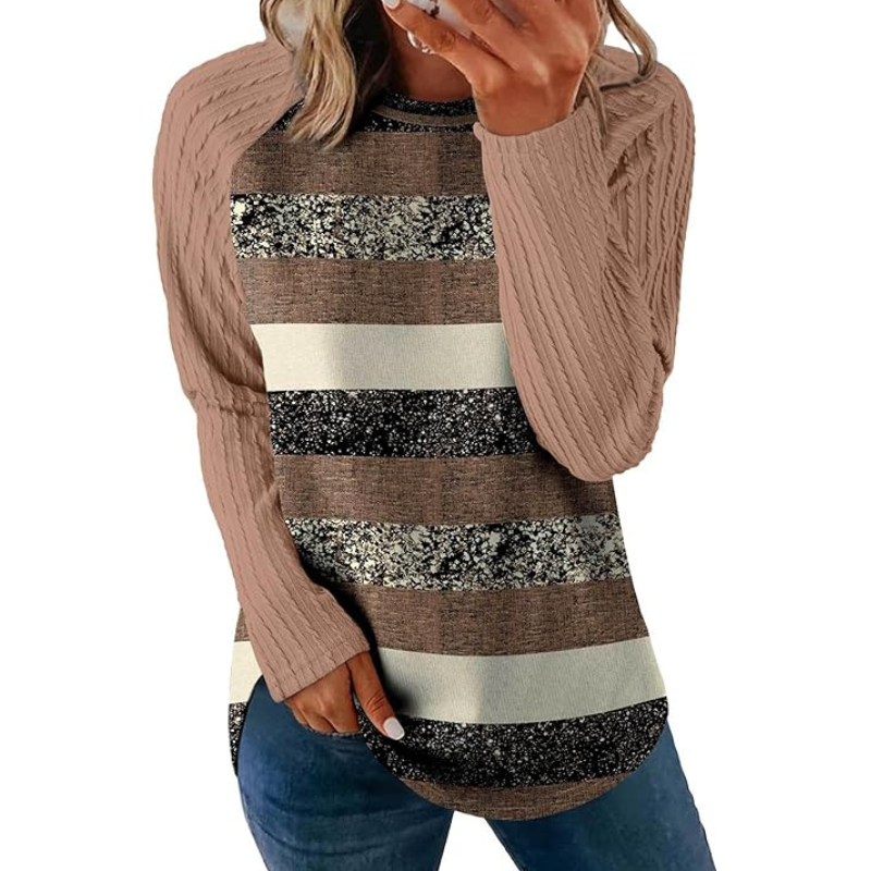 Cozy Long Sleeve Sweater For Women - Image 22