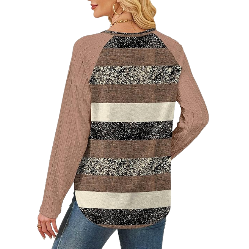 Cozy Long Sleeve Sweater For Women - Image 23