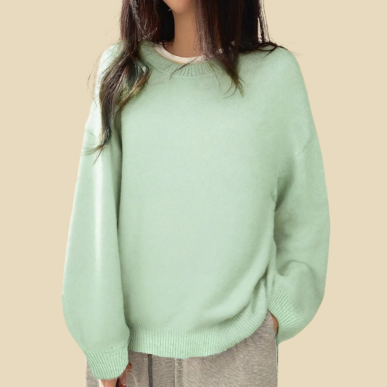 Casual Long Sleeve Pullover Sweaters For Women - Image 9