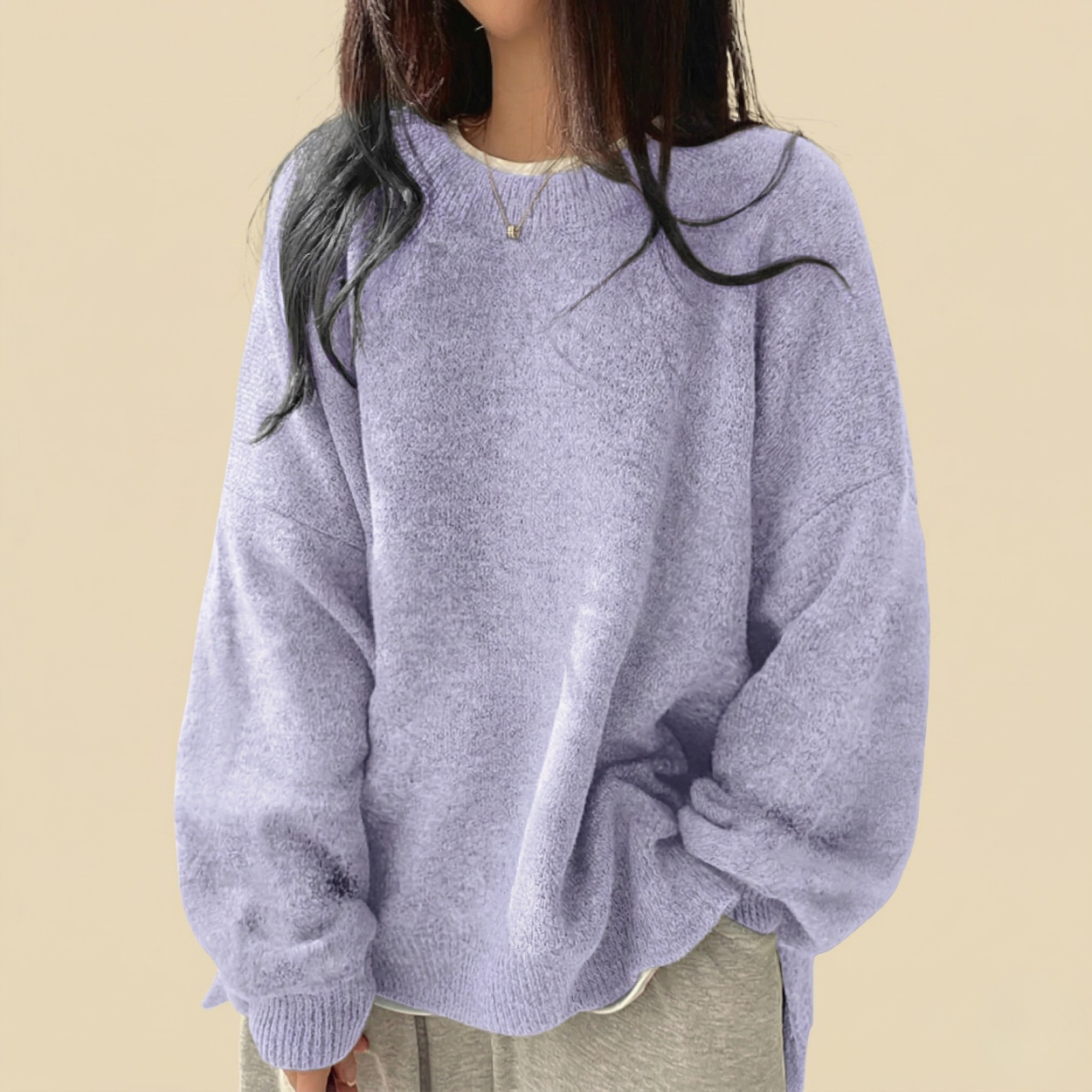 Casual Long Sleeve Pullover Sweaters For Women - Image 7