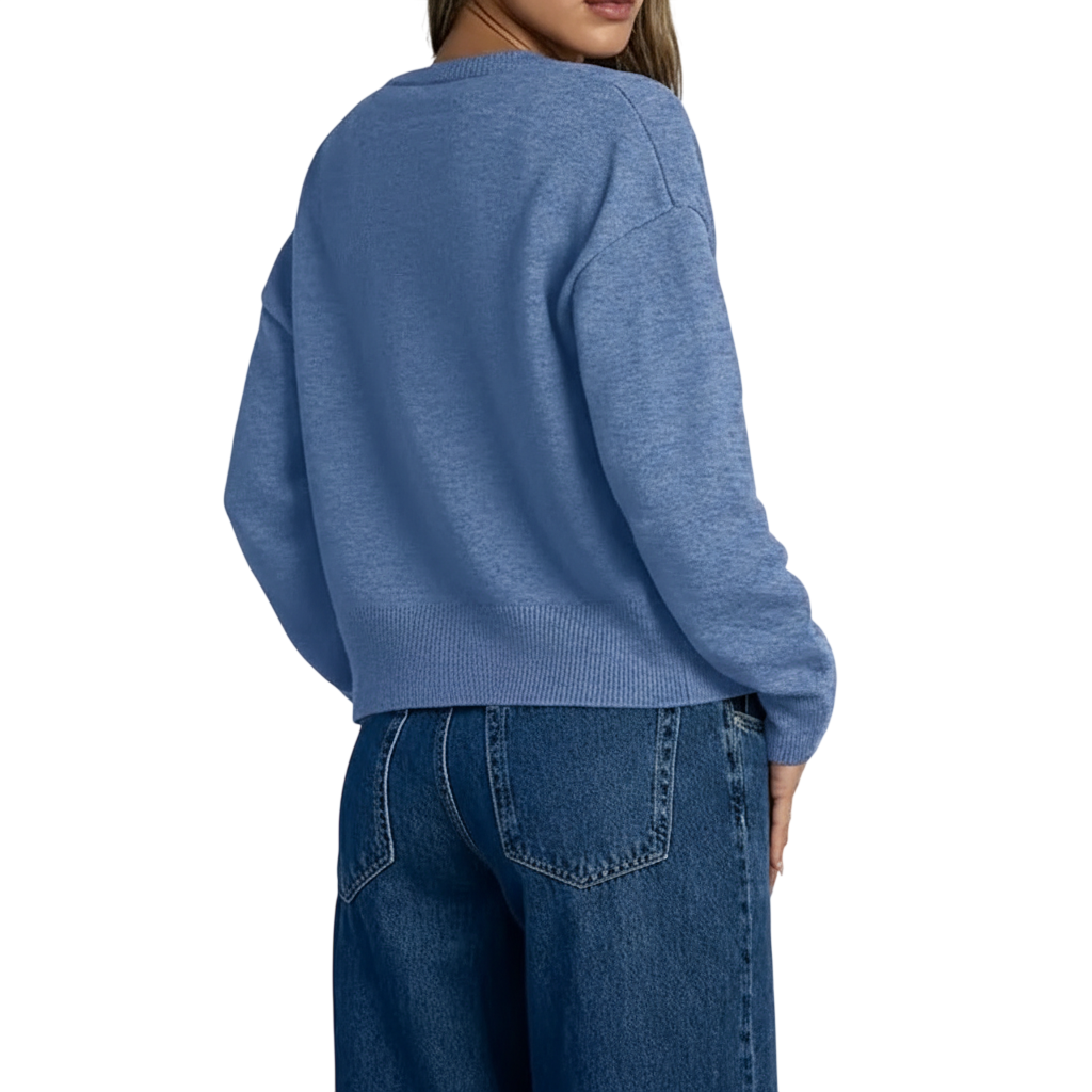 Cropped Lightweight Button Front Cardigan Sweater For Women - Image 36