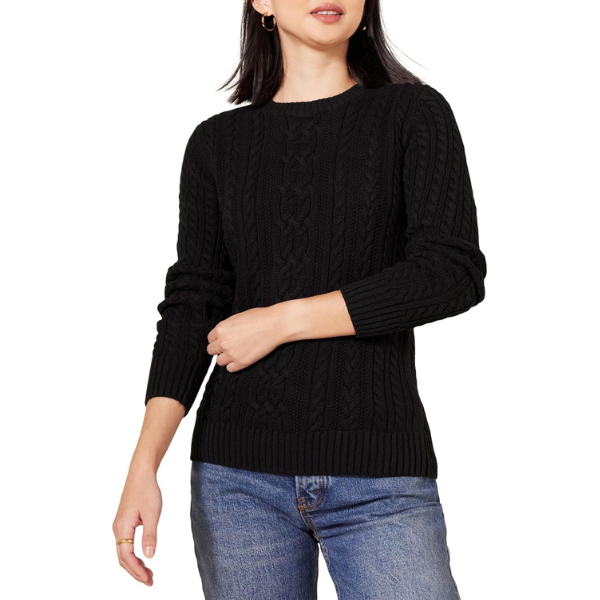 Classic Fisherman Cable Knit Sweater - Image 33