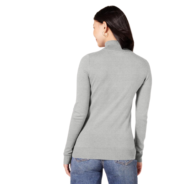 Classic Fit Lightweight Knit Long Sleeve Sweater For Women - Image 11
